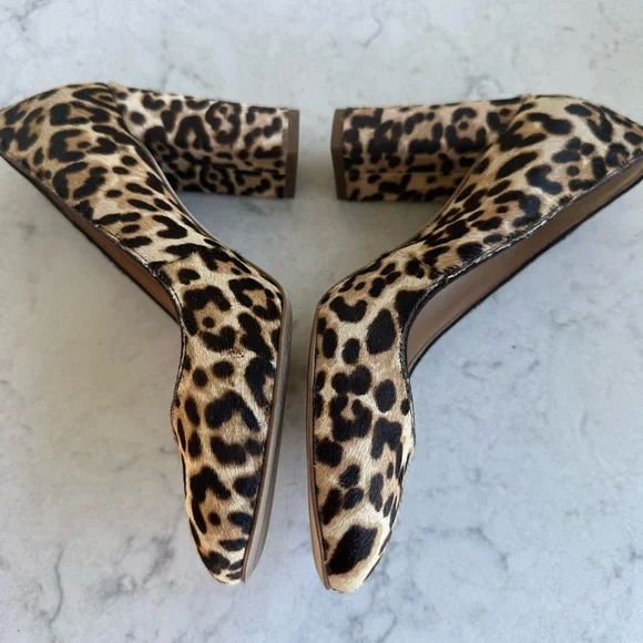 Sam Edelman Block Heel, Round Toe Pumps, 6M - Picture 3 of 5